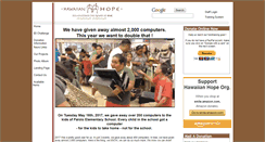 Desktop Screenshot of hawaiianhope.org